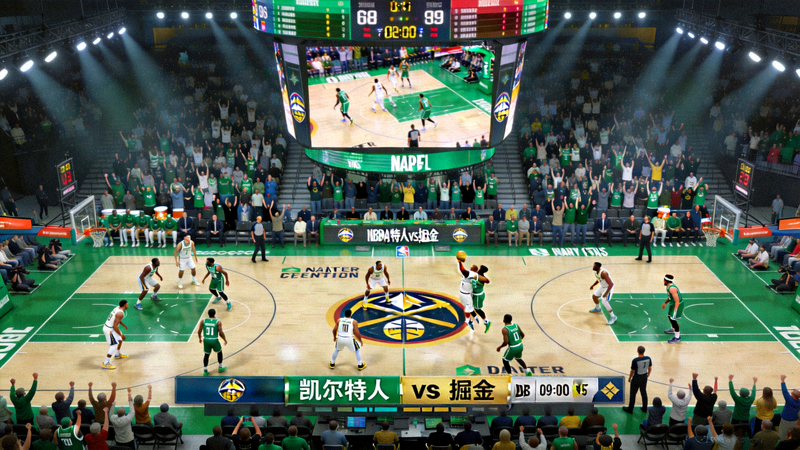 NBA总决赛波士顿凯尔特人对阵丹佛掘金第七场决胜局现场直播高清画面